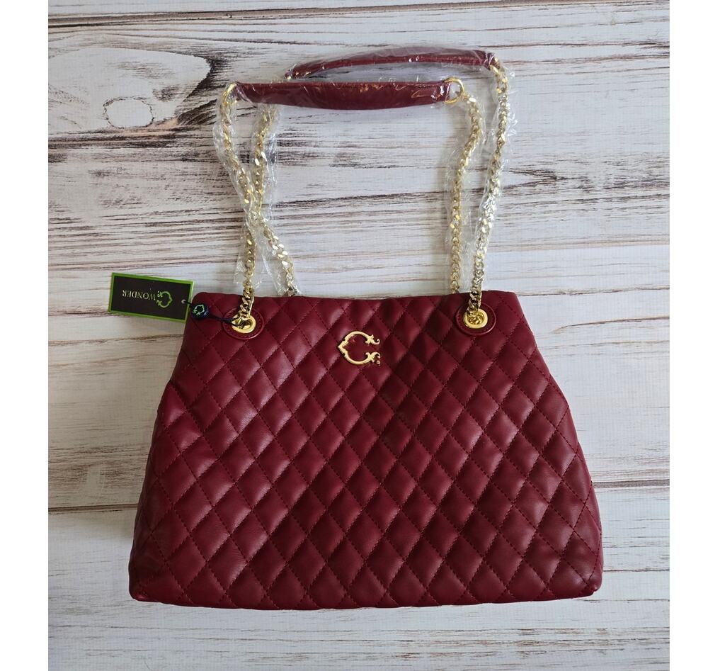 C. Wonder Kimberly Quilted Tote Bag Purse New